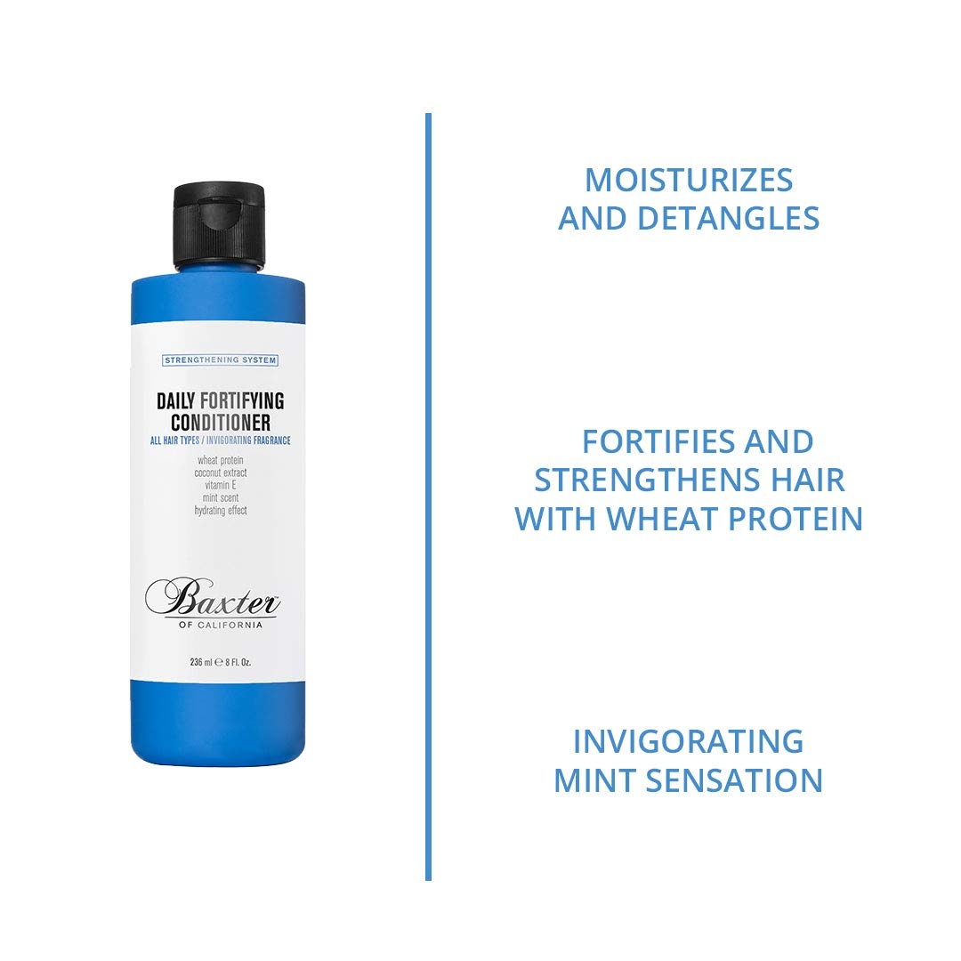 image:imageBaxter of California Daily Fortifying Conditioner for Men  All Hair Types  Moisturizes and Detangles  Fresh Mint Scent  Fathers Day Gift Guide16 Fl Oz Pack of 1