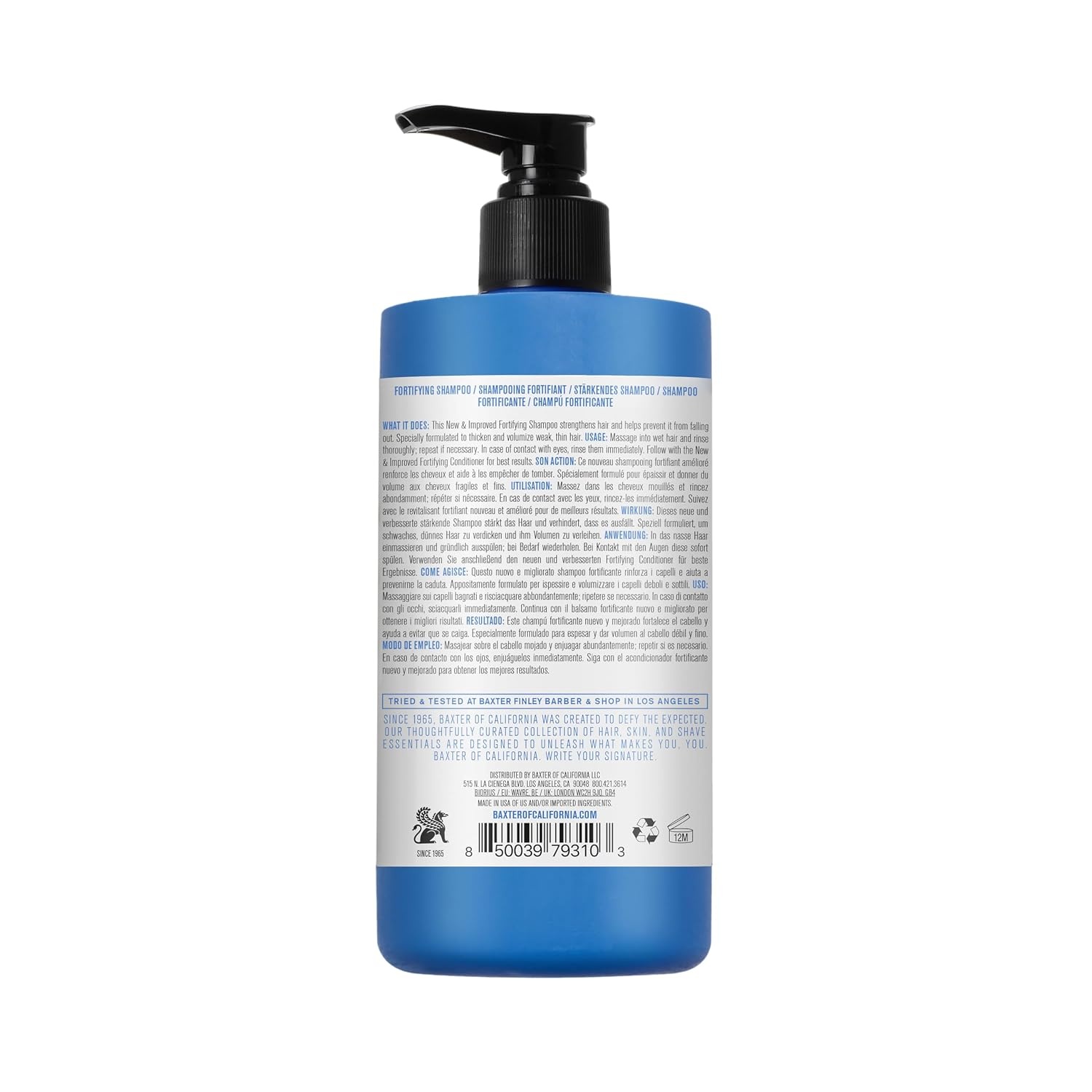 image:imageBaxter of California Daily Fortifying Shampoo for Men  All Hair Types Cleanses and Strengthens  Fresh Mint Scent  Fathers Day Gift Guide16 Fl Oz Pack of 1