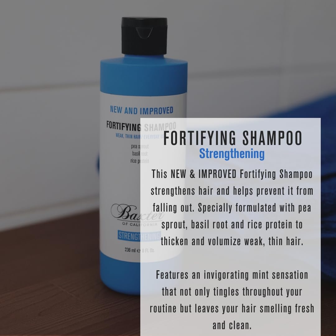 image:imageBaxter of California Daily Fortifying Shampoo for Men  All Hair Types Cleanses and Strengthens  Fresh Mint Scent  Fathers Day Gift Guide16 Fl Oz Pack of 1